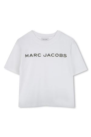 tshirt in cotone bianco MARC JACOBS KIDS | W6046310P